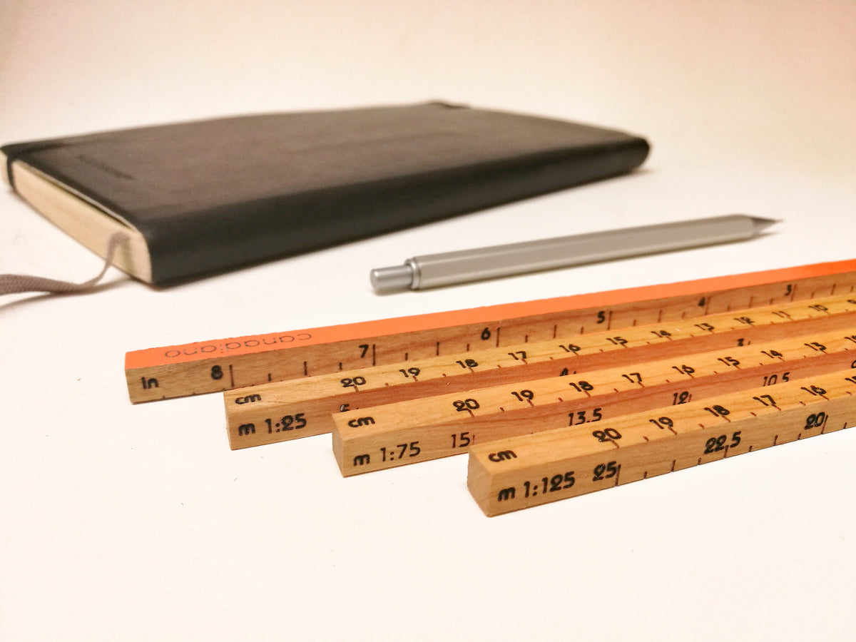 Cherry+Orange Designer Scaled Ruler Set