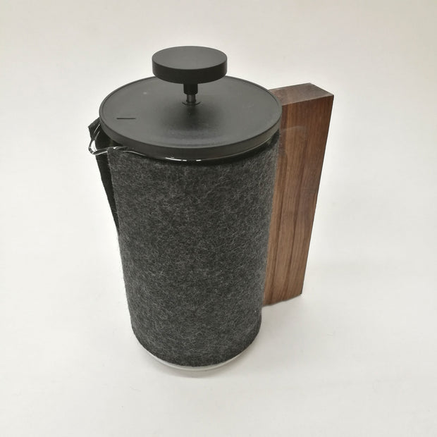 Charcoal Black Cozy French Press